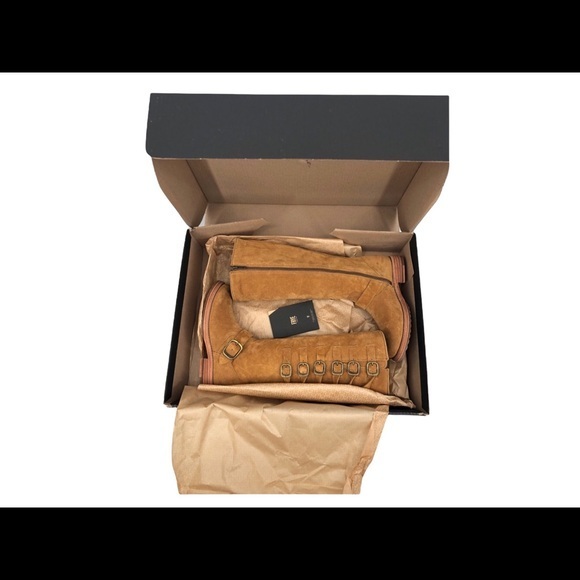 SOLD! NEW Frye Veronica Strap Tall Fringe Suede Belted Knee High Boots Size 5.5 - Picture 11 of 15